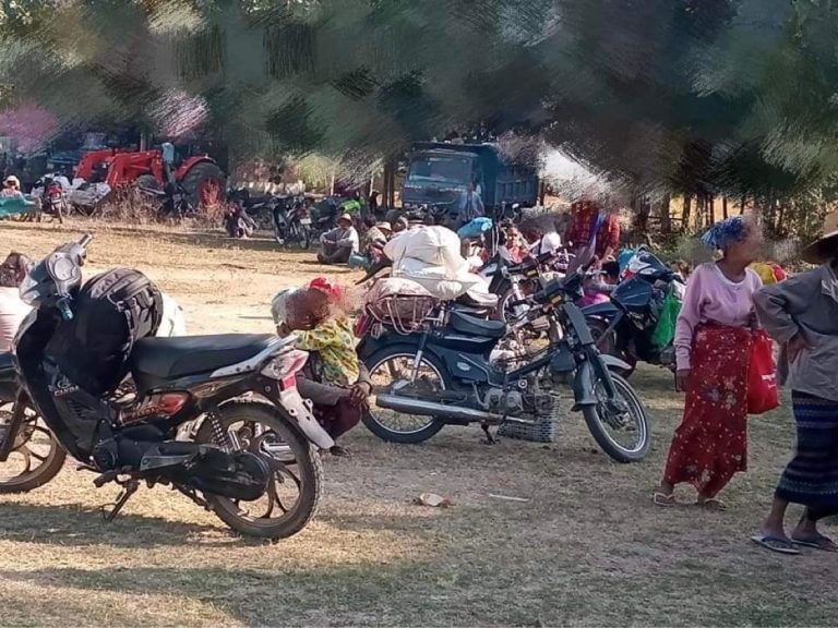 ဒီပဲယင်းမြို့နယ်အတွင်းကို စစ်ကြောင်းထိုးမီးရှို့နေ၍ ကျေးရွာ၈ရွာခန့်မှပြည်သူများ အရေးပေါ်ထွက်ပြေးနေရ