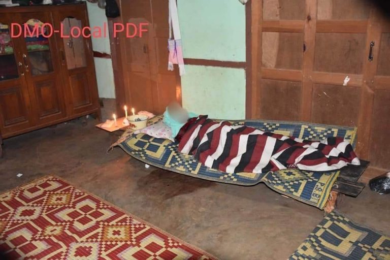 စစ်ဘေးရှောင် အမျိုးသမီးတစ်ဦး လက်နက်ကြီး ထိမှန်သေဆုံးပြီး ၄ ဦး ဒဏ်ရာရ