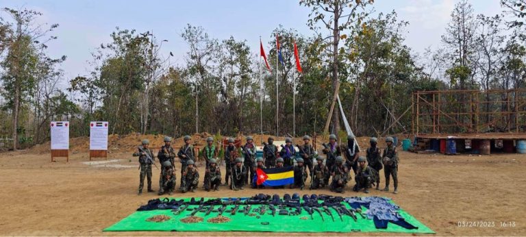 အိန္ဒိယနယ်စပ်ရှိ ဘုက္ကန်နယ်မြေရဲကင်းအားဝင်ရောက်တိုက်ခိုက်၊လက်နက်အများအပြားသိမ်းဆည်းရမိ