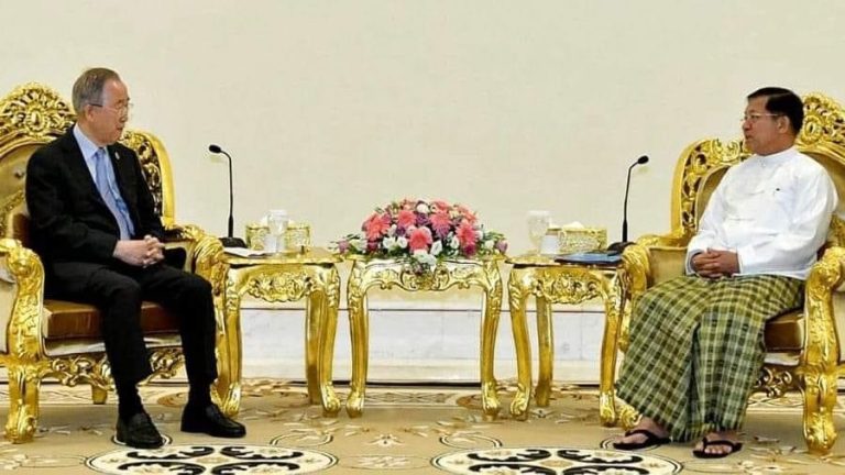 NUGနှင့် တွေ့ဆုံဆွေးနွေးရန် စစ်ခေါင်းဆောင်အား ဘန်ကီမွန်းတိုက်တွန်း၊ စစ်အာဏာာရှင်ကို သက်ဆိုးရှည်အောင်လုပ်နေသည်ဟု NUG တုန့်ပြန်