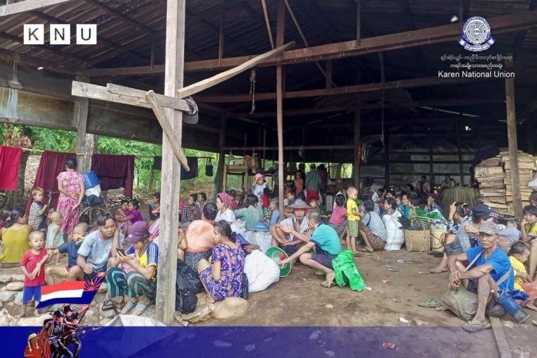 ကေအဲန်ယူတပ်မဟာ ၃ ဒေသခံများကို လူသားဒိုင်းပြုလုပ်၍ စစ်ကောင်စီတပ် စစ်ကြောင်းထိုးနေ