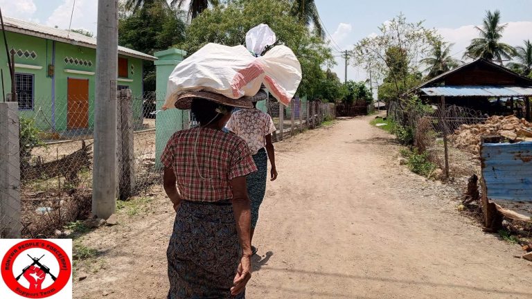 ယင်းမာပင် ရေဘေးသင့်ပြည်သူများကို MPF ကူညီ