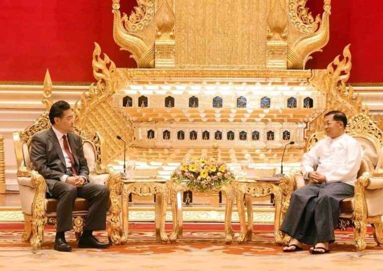 တရုတ်က မြန်မာဘက်မှ ရပ်တည်မည်ဟုစစ်ကောင်စီဖော်ပြ