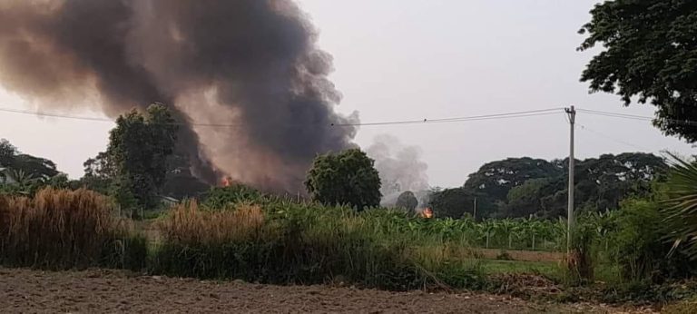 ညောင်ပင်ကြီးရဲစခန်း အသိမ်းခံရလို့ စစ်ကောင်စီ အင်အားအလုံးအရင်းဖြင့် စစ်ကြောင်းထိုး