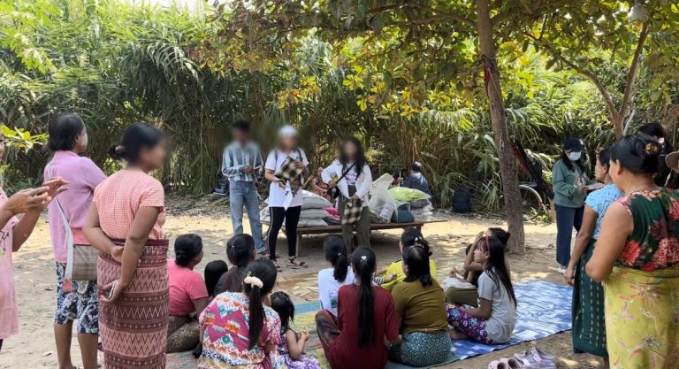 မြန်မာနိုင်ငံမှာနေမရတော့သဖြင့် နယ်စပ်ကိုထွက်ပြေးလာသည့် ပဲခူးတိုင်းစစ်ရှောင်များ