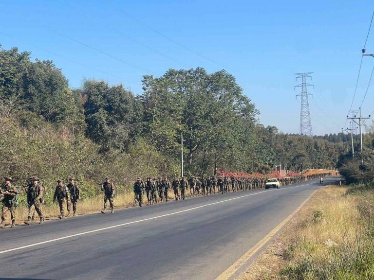 ကနီမြို့ လက်မလွှတ်ရရေး စစ်ကောင်စီ အင်အားဖြည့်တင်း