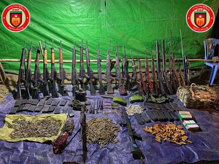 ကလေးမြို့နယ်တိုက်ပွဲအတွင်း စစ်ကောင်စီရုပ်အလောင်းနှင့် လက်နက်များသိမ်းဆည်းရမိ