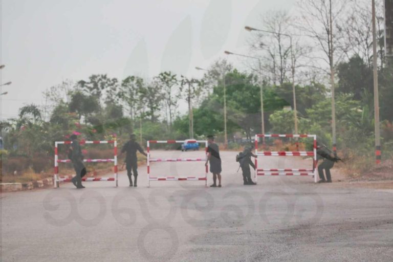 ဒရုန်းဖြင့် ဗုံးကြဲခံရမှုကြောင့် အမှတ်၂ တံတားအဝင်လမ်းအား BGF/KNA သွားလာမှု တားမြစ်