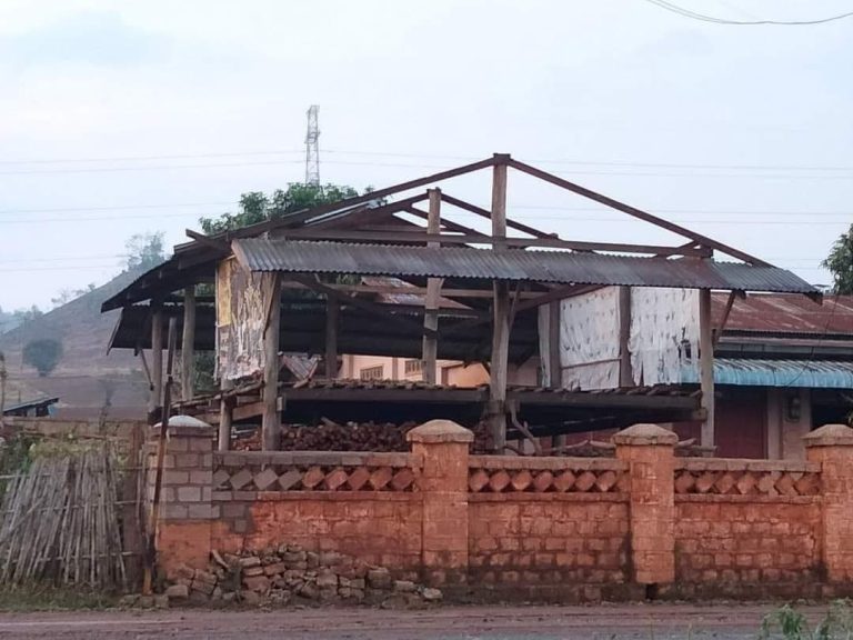 ရှမ်း/မြောက် လေပြင်းနှင့် မိုးသီးကြောင့် နေအိမ်၊ တောင်ယာများပျက်စီး