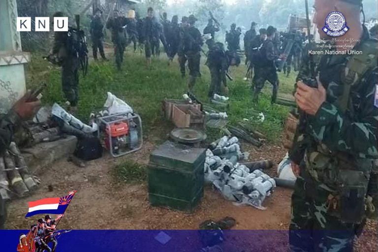 ရွှေကျင်မြို့နယ်မှ စွန့်ခွာစခန်းတဝိုက်ကို စစ်ကောင်စီတပ်က လေကြောင်း၊ လက်နက်ကြီးများဖြင့်ပစ်ခတ်