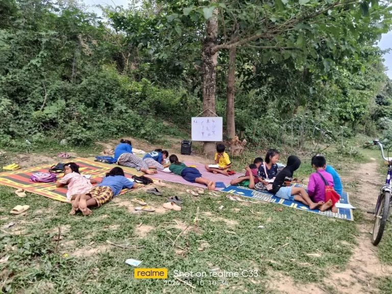 ဝိုင်းမော် စစ်ရှောင်ကလေးများ စာသင်ကြားရန် အခက် အခဲဖြစ်နေ