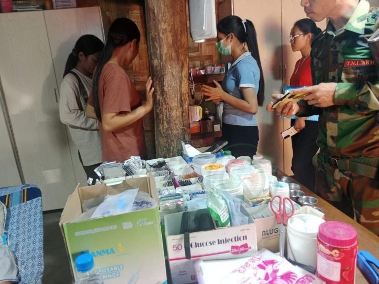 သက်တမ်းကုန်ဆေးဝါးများနှင့် မှတ်ပုံတင်ထားခြင်းမရှိသည့်ဆေးဝါးများ TNLA စစ်ဆေး