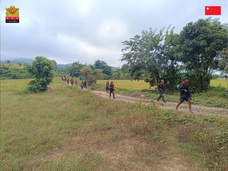 ကျောက်တံခါးမြို့နယ်က စစ်ကောင်စီ အထိုင်စခန်းများကို ပူးပေါင်းတပ် တိုက်ခိုက်