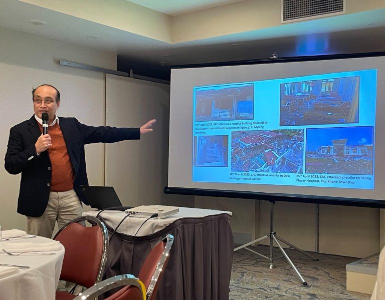 နိုင်ငံတကာကျန်းမာရေးအဖွဲ့အစည်းများထံမှ အကူအညီမရဟု NUG- ကျန်းမာရေးဆို