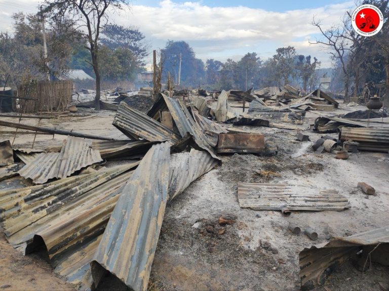 ယခုနှစ် ၆ လ အတွင်း စစ်ကောင်စီနှင့်အပေါင်းအပါများက နေအိမ် ၁၅,၀၀၀ ကျော် မီးရှို့ဖျက်ဆီးခဲ့