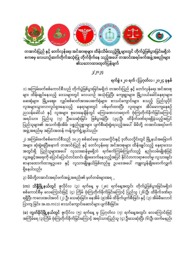 စစ်ကောင်စီက TNLA ထိန်းချုပ်နယ်မြေကို နှစ်လအတွင်း လေကြောင်းတိုက်ခိုက်မှု (၁၁)ကြိမ် ပြုလုပ်