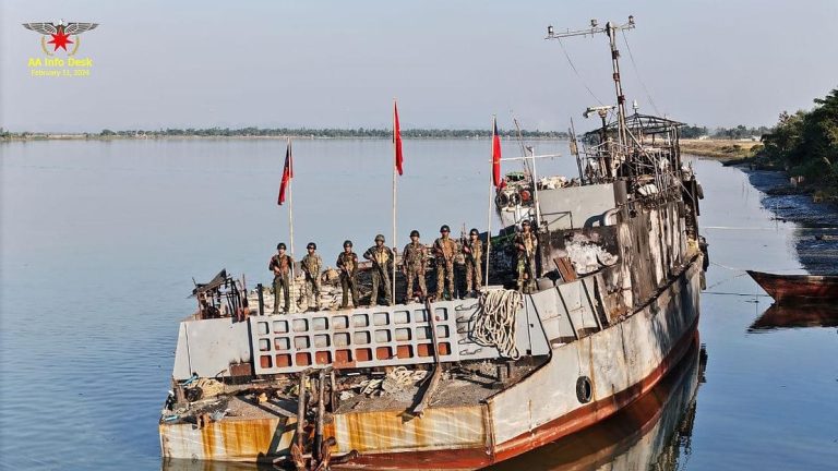 သံတွဲ မောင်ရွှေလေးရေတပ်ကို AA သိမ်းပိုက်