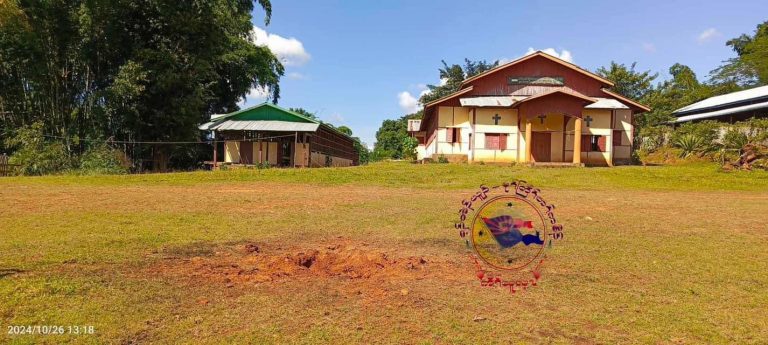 ကရင်ပြည်က ကျေးရွာ ၂ ရွာကို စစ်ကောင်စီက Y-12 ဖြင့် ဗုံး ၇၀ ကြဲ၊ ကျောင်းနှင့် နေအိမ်အချို့ပျက်စီး