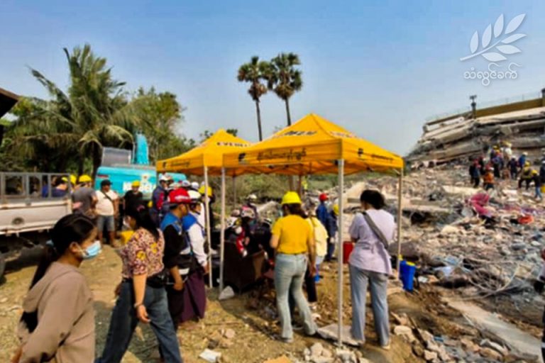 အရပ်ဖက်အဖွဲ့အစည်းများ ငလျင်အရေးပေါ်တုံပြန်မှုညိုနှိုင်းဆောင်ရွက်ရေးယူနစ်ဖွဲ့စည်း