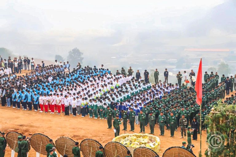 ကျဆုံးရဲဘော်တွေအတွက် အောက်မေ့ဖွယ် ဂုဏ်ပြုအခမ်းအနား ကိုးကန့်တပ်ပြုလုပ်