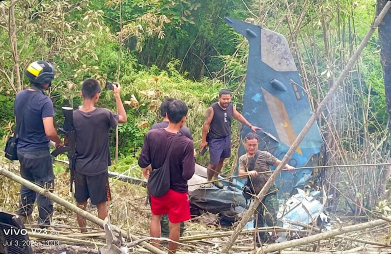 ပျောက်ဆုံးနေသော စစ်ကောင်စီ တိုက်လေယာဉ် ဖားဆောင်းအနီး တွေ့ရှိ