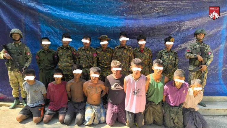 မတ္တရာ ပုသိမ်ကြီးတိုက်ပွဲ စစ်ကောင်စီအရာရှိအပါအဝင် ၁၆ ဦးဖမ်းမိ