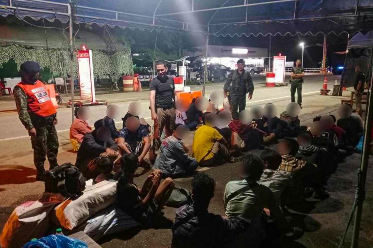 ကန်ချနာဘူရီတွင် မြန်မာ ၂၇ ဦး ဖမ်းဆီးခံရ