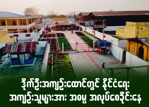 ဒိုက်ဦးအကျဉ်းထောင်တွင် နိုင်ငံရေးအကျဉ်းသူများအား အဓမ္မ အလုပ်စေခိုင်းနေ