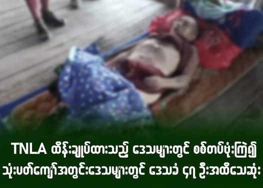 TNLA ထိန်းချုပ်ထားသည့် ဒေသများတွင် စစ်တပ်ဗုံးကြဲ၍ သုံးပတ်ကျော်အတွင်း ဒေသခံ ၄၇ ဦးအထိ သေဆုံး