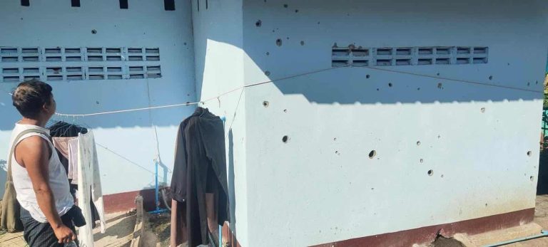 မြန်မာဘက်မှ လက်နက်ကြီးကျည် ငါးလုံး ထိုင်းဘက်ကျ၍ မြန်မာနှစ်ဦး ဒဏ်ရာရ