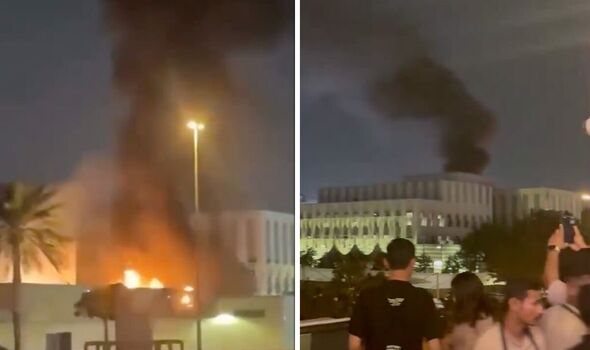 ဒူဘိုင်းရှိ အမေရိကန် ကောင်စစ်ဝန်ရုံး အီရန်အသေခံဒရုန်းဖြင့် တိုက်ခိုက်ခံရ